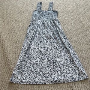 Old Navy Blue and White Floral Dress